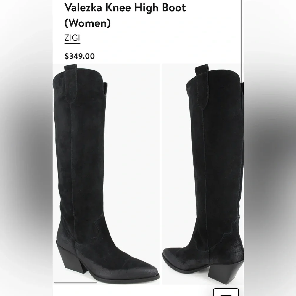 Valezka Knee High Boot (Women) size 39 US 8 black
ZIGI
$349.00 gently used - Picture 2 of 15
